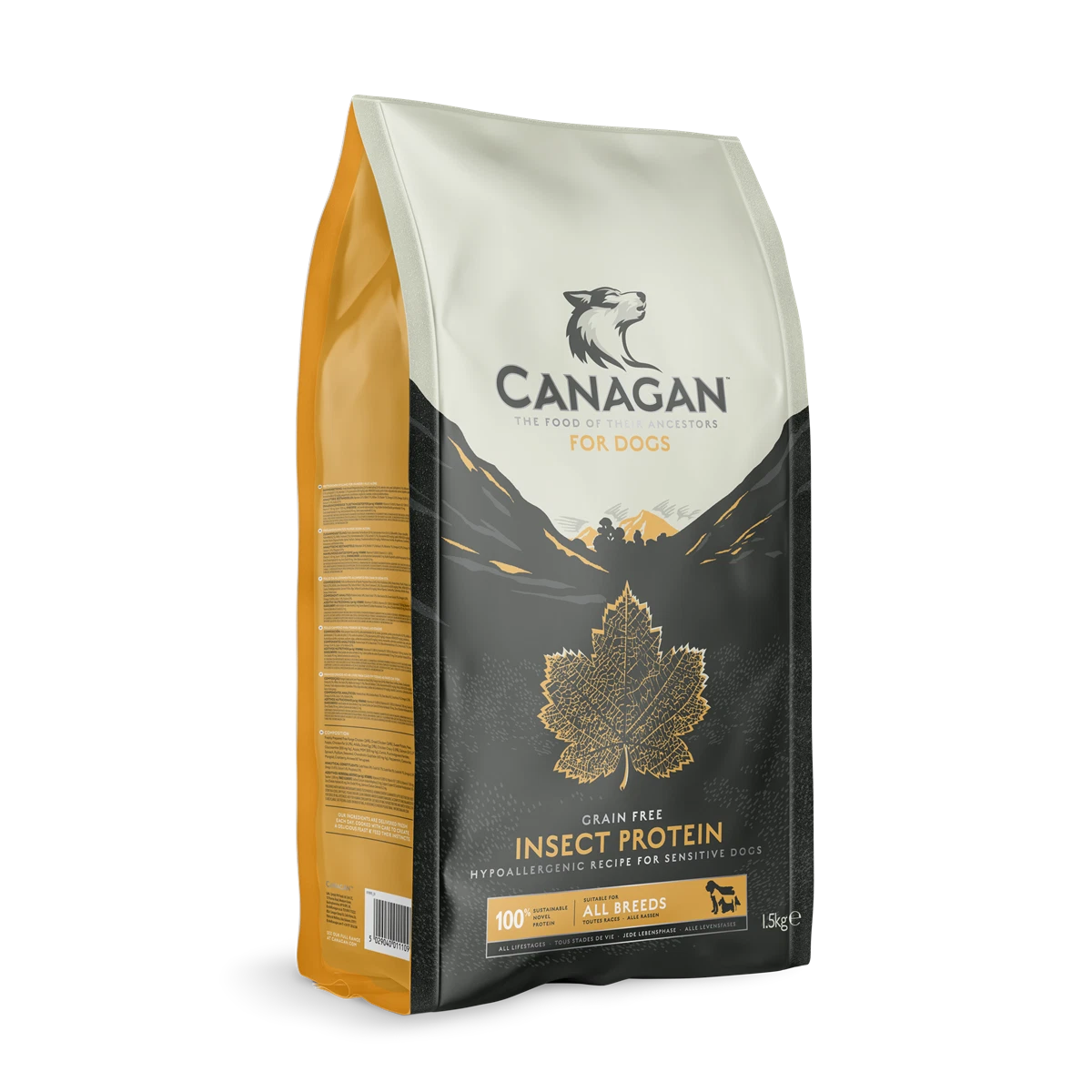 Canagan Grain Free Insect Protein Dog Food Hypoallergenic Sensitive Stomach