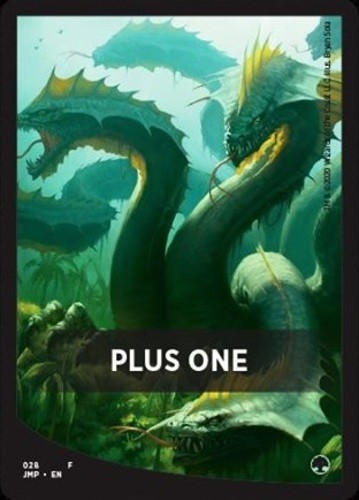 1x Theme Card - Plus One (028) MTG Jumpstart NM Magic Regular
