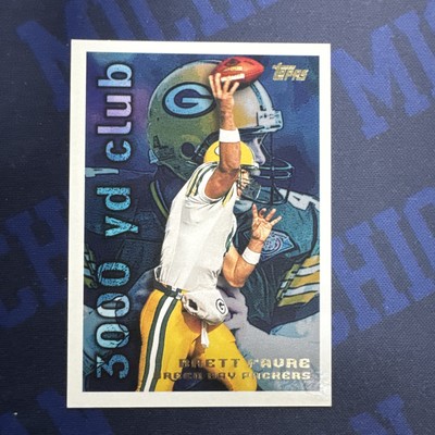 1995 Topps #34 Brett Favre 1000/3000 Yard Club Power Boosters Packers 