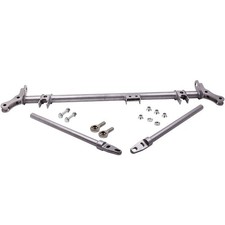 Steel Front Traction Control Lower Tie Bar Brace Kit For Honda Civic Crx 1988-91