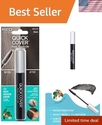 Temporary Gray Concealer for Hair & Beards - All Hair Types, Easy Use