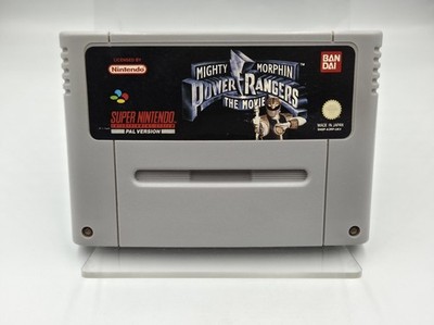 SNES Super Nintendo Spiel Mighty Morphin Power Rangers The Movie UKV Modul