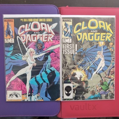 Marvel Comics-Cloak and Dagger #1 2 SEPARATE ISSUES  (October 1983+July 1985)