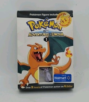 Pokemon BW Adventures in Unova Set 1 DVD 4 Disc Box Figure Walmart Exclusive