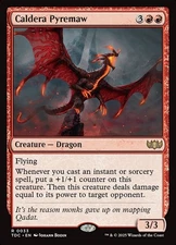Caldera Pyremaw  [Tarkir: Dragonstorm Commander] Magic MTG