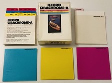 Ilford Cibachrome-A Colour Printing Filters 9x9cm Boxed Set - Pristine! Darkroom