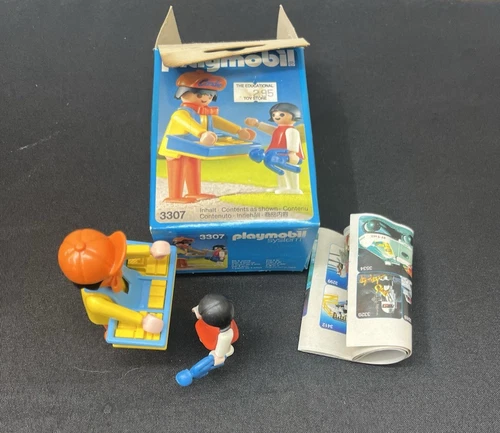Vintage 1987 Playmobil Candyman Circus Candies Vendor 3307 Original Box