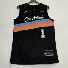 2026 Playoffs Wemby #1 Sewned Black Sports  J...
