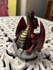 Baby Dragon Incense Burner Hatching from an Egg Fantasy Mystical Decor Any Scent