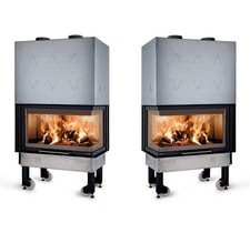 CAMINETTO NORDICA MONOBLOCCO 800 ANGOLO DX