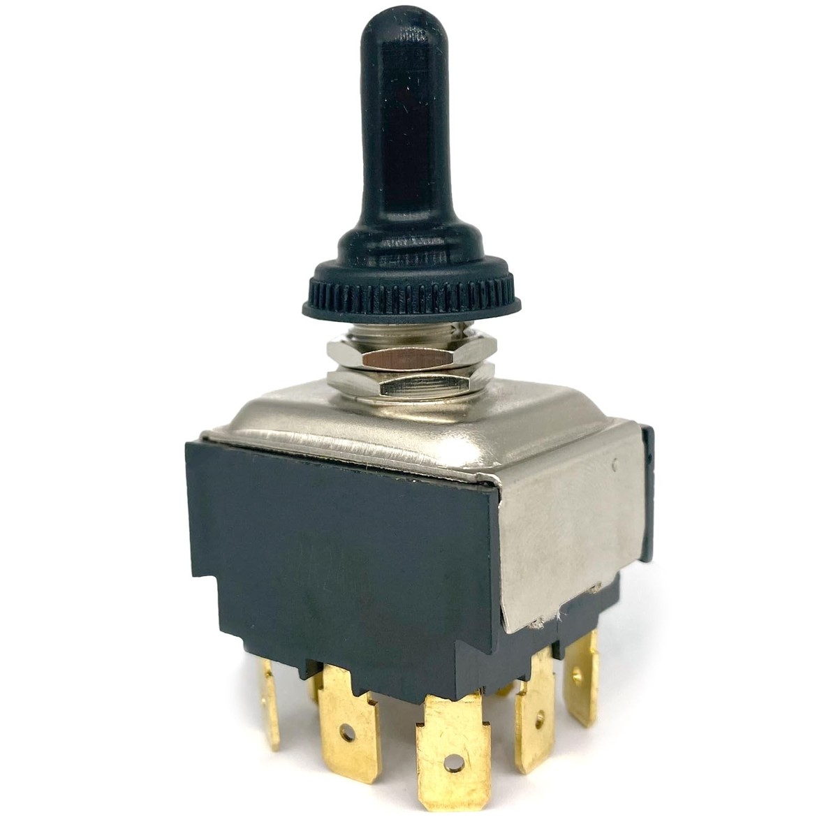 HY29K Toggle Switch 125-277V 24/15A 9-Pin ON-Off-ON Switch (1-Pack