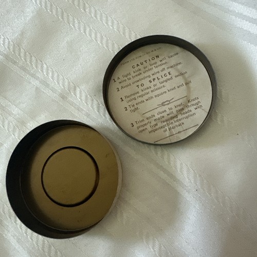Silvertone Recording Wire Tin - Picture 3 of 3