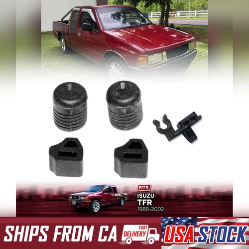 2 Front Hood Bonnet Rubber Bumper Cushion For Isuzu TF TFR Trooper Holden Rodeo