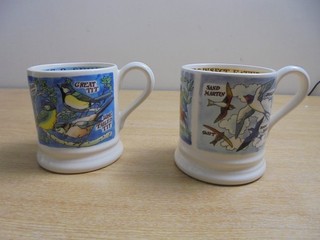 Emma Bridgewater Bird Families Mugs x 2
