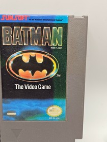 Batman Returns & Batman the Video Game Bundle NES TESTED Lot of 2