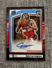 2024-25 Donruss Optic Bub Carrington Black Pandora Rated Rookie Auto 14/25