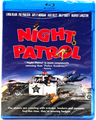 Night Patrol - Linda Blair & Andrew Dice Clay Scorpion Releasing Blu-ray NEW OOP