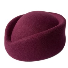 Wool Cap Stewardess Pillbox Hat Teardrop Fascinator Base Sweet Design