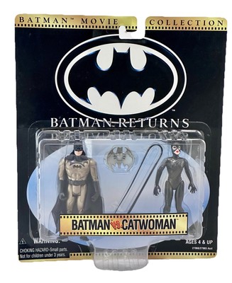 BATMAN VS CATWOMAN MOVIE COLLECTION BATMAN RETURNS TWO PACK SEALED KENNER 1997