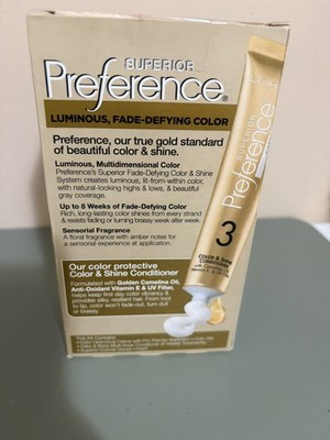 Loreal Superior Preference #9 1/2NB LIGHTEST NATURAL BLONDE - improved fragrance