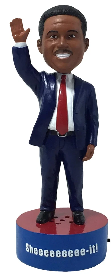 NATIONAL BOBBLEHEAD HALL OF FAME AND MUSEUM Isiah Whitlock Jr. 20th Anniversary Talking Sheeeeeeeeeit The Wire Bobblehead