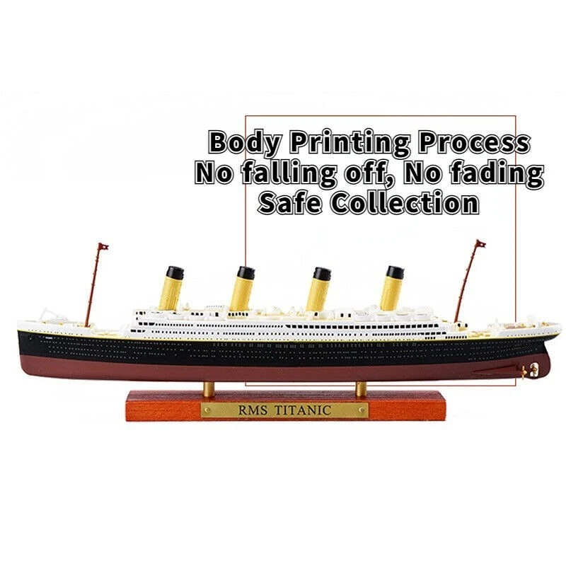 1:1250 Modello in Lega Diecast Transatlantico RMS Titanic Collezione Navi - 1912 - Immagine 3 di 4