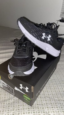 Under Armour Charged Assert 10 Men's Sneakers Black/White Size 8.5 Wide. Worn 4x