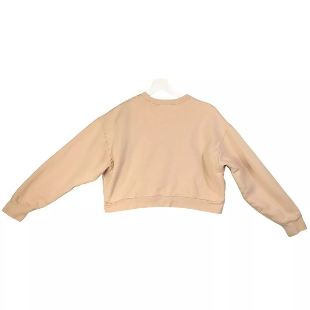 girlfriend-collective 50/50 cropped organic sweatshirt