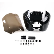 Front Headlight Fairing Cover + Windshield for harley Dyna Super Glide FXDXT FXR
