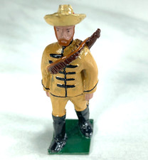 Lead Toy Soldier, Boer War Figurine  nicely painted  1940s or 50s