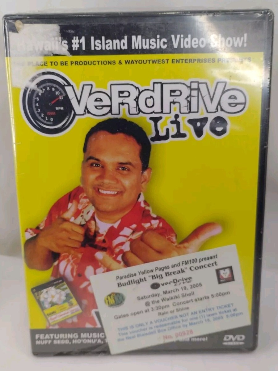 OVERDRIVE LIVE DVD VOL. 2 With Vintage Waikiki Shell Lawn