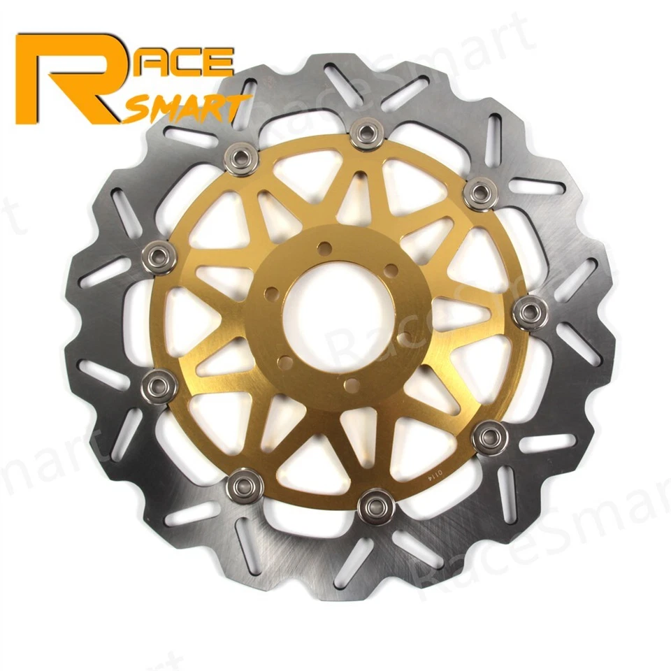 Rotores de disco de freno delanteros para Ducati Monster 696 2008-2014 / 750 94-01 / 800 03-04 Foto 4 de 4