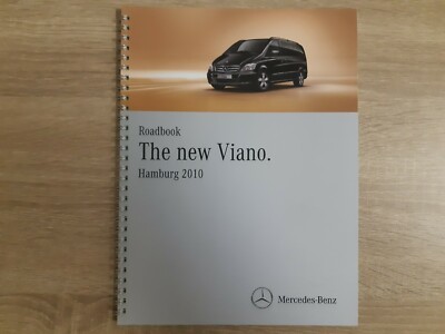Mercedes Benz The New Viano 2010 Road Book Pressemappe Press Kit Test Hamburg