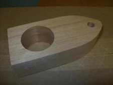 Si-Tex Cedar Fairing Block for Radarsonics c Dual Stem Transducers