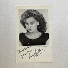 Vanessa Williams Autograph 1984 Miss America Actress R&B Singer