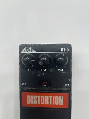 【12149】ARIA DT-5 Distortion Aria DT-5 Distortion Analog Vintage Guitar Effect Pedal MIJ Japan