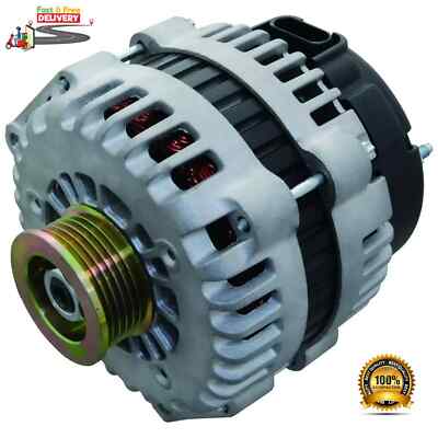 Alternator High Output 255 AMP Compatible With Chevy Chevrolet C Silverad Truck