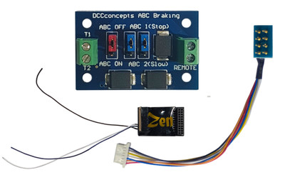 DCC Concepts DCD-ZN218.6A Zen schwarz Decoder 21 8 Pin 6 Spaß 23x16,5 mm ABC Modul