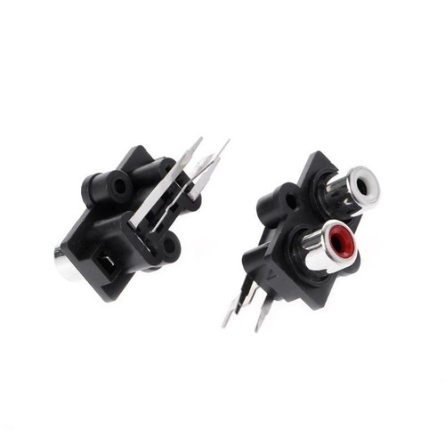 5 Pcs PCB Mount 2 Position Stereo Audio Video Jack RCA Female Connector Y - Picture 2 of 8