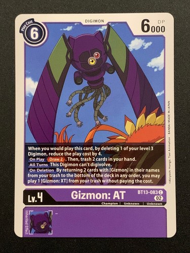Digimon TCG: BT13 Versus Royal Knights - Wspólne, niezwykłe i rzadkie karty - Zdjęcie 76 z 101