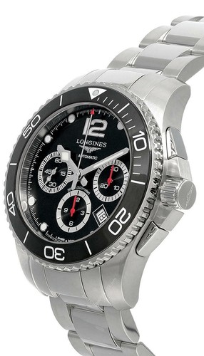 Longines Hydroconquest 43mm Automatic SS Black Dial Men's Watch L3.883.4.56.6 - 第 2/5 張圖片