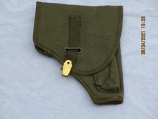 Beretta 1934 Étui ,Sac de Pistolet, Canevas, Holster Italie, Olive, #7