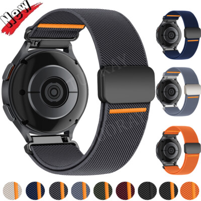 Magnet Nylon Armband für Amazfit GTR 2 2e 42 47mm GTS 2 3 2e 4 Mini BIP 5 Strap