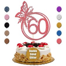 Personalised Happy Birthday Cake Topper Custom Cake Decoration 13th 21st 60th