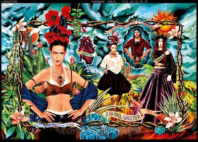 Jean Paul Gautier JPG Frida Kahlo 90s t shirt rare top | eBay