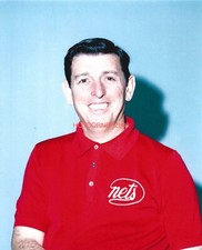 LOU CARNESECCA 1970'S NEW YORK NETS 8X10 PHOTOGRAPH QUALITY REPRINT PHOTO