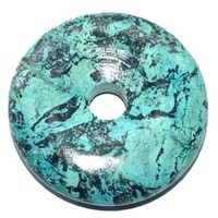 TüRkinit 45 Mm Ø (Magnesit Coloriert) Donuts AnhäNger Rund Ca. 35 - 40 G