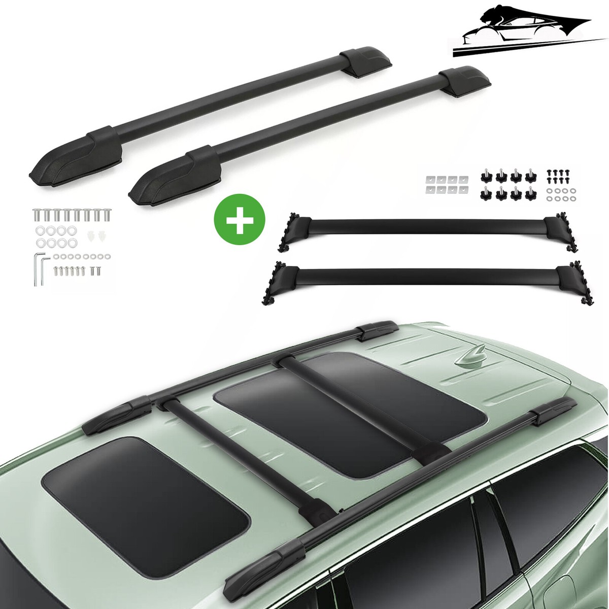 Cross Bars Roof Rack FINDAUTO Roof Rack Cross Bars For Honda For