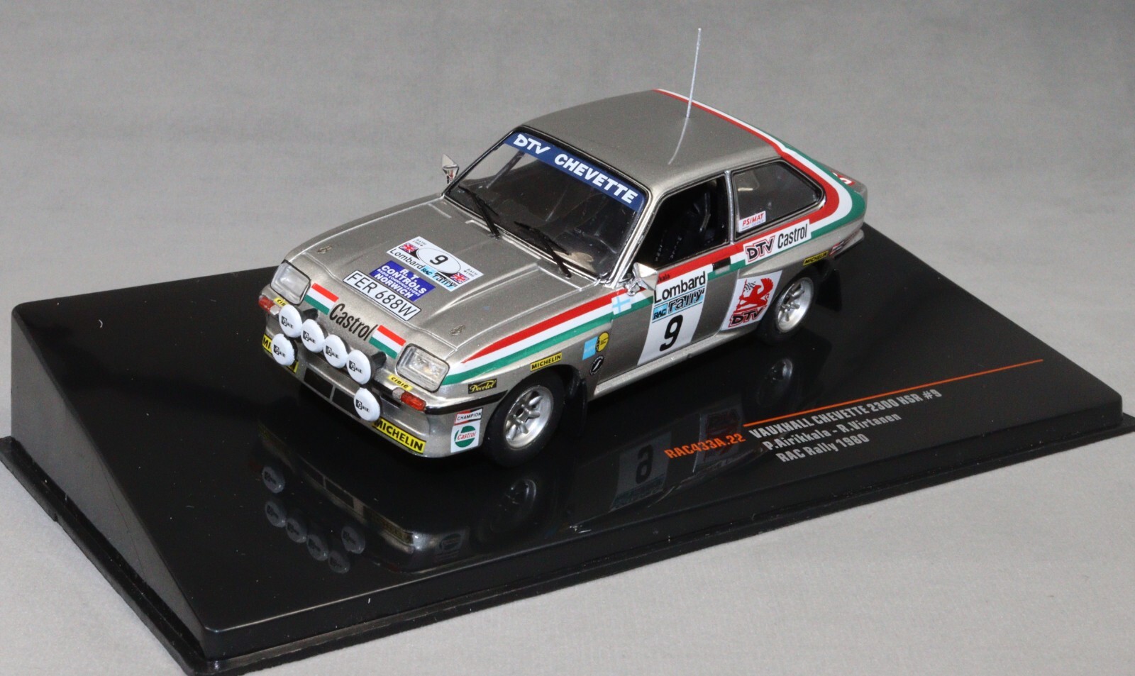 IXO Vauxhall Chevette 2300 HSR Lombard RAC Rally 1980 Pentti Airikkala RAC433A