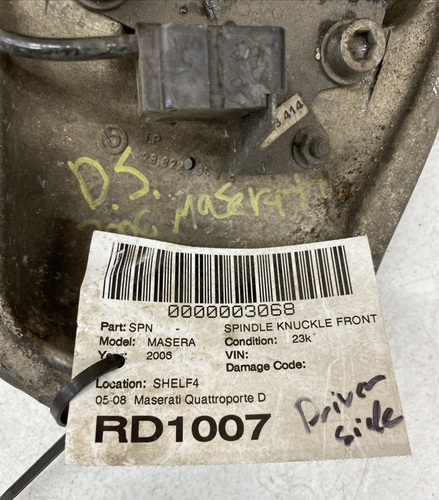 2006 Maserati Quattroporte M139 Front Left Side Spindle Knuckle Hub 243413 - Picture 9 of 11
